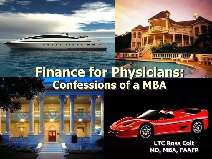 finance for physicians confessions of a mba n.
