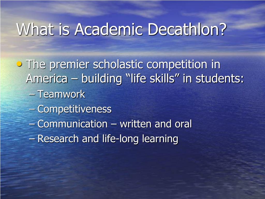 PPT Nebraska Academic Decathlon Program PowerPoint Presentation, free