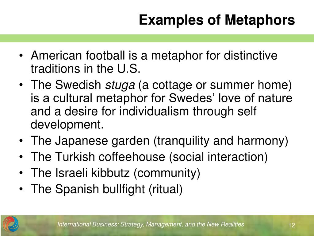 gannon s culture metaphors of american football and the japanese garden Buy understanding global cultures: metaphorical journeys through 34 nations, clusters of nations, continents, and diversity sixth by martin j gannon, rajnandini k pillai (isbn: 9781483340074) from amazon's book store everyday low. gannon s culture metaphors of american football and the japanese garden Buy understanding global cultures: metaphorical journeys through 34 nations, clusters of nations, continents, and diversity sixth by martin j gannon, rajnandini k pillai (isbn: 9781483340074) from amazon's book store everyday low.
