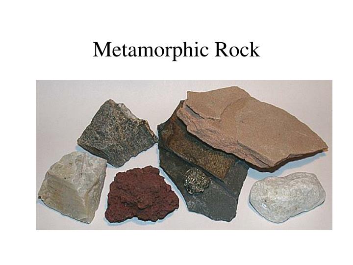 metamorphic rock n.
