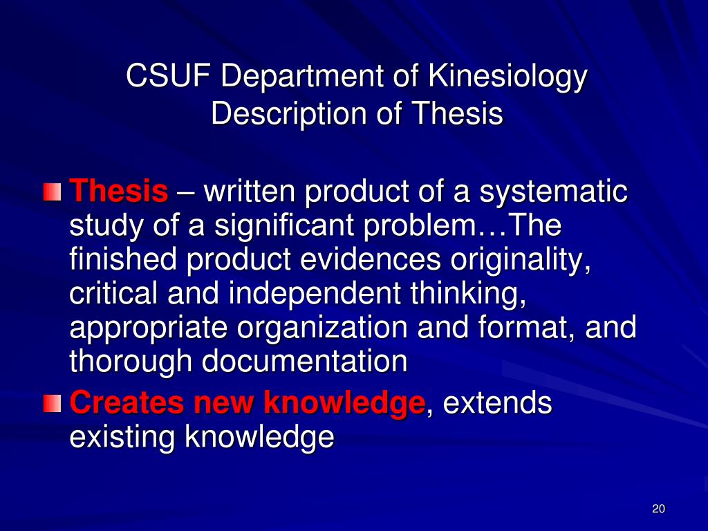 thesis kinetic study