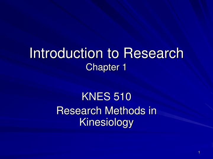 introduction to research chapter 1 n.
