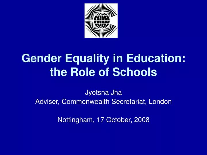 gender equality in education the role of schools n.