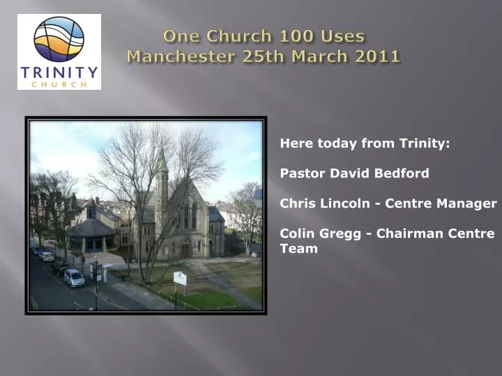 one church 100 uses manchester 25th march 2011 n.