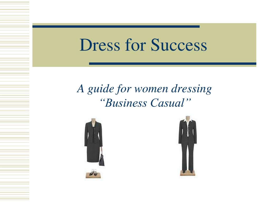 dress for sucess