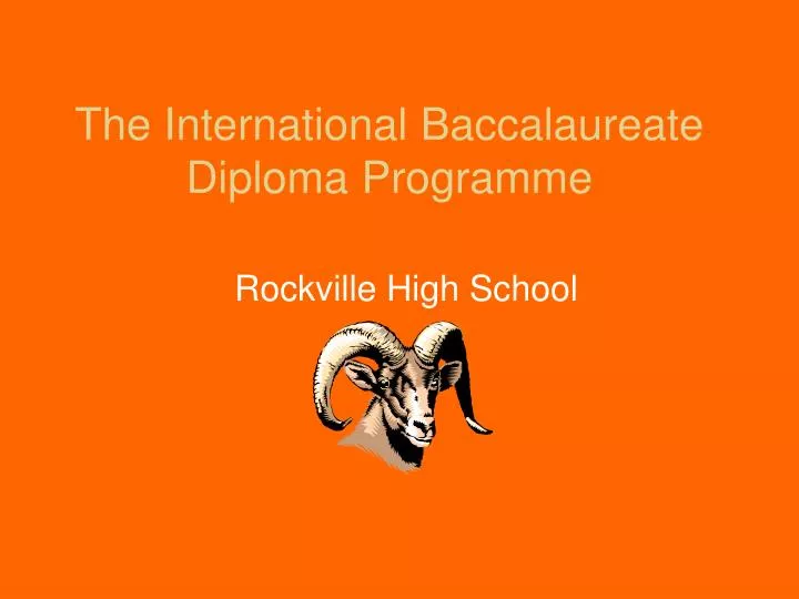 the international baccalaureate diploma programme n.