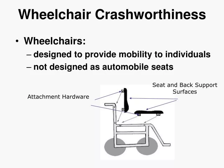 wheelchair crashworthiness n.
