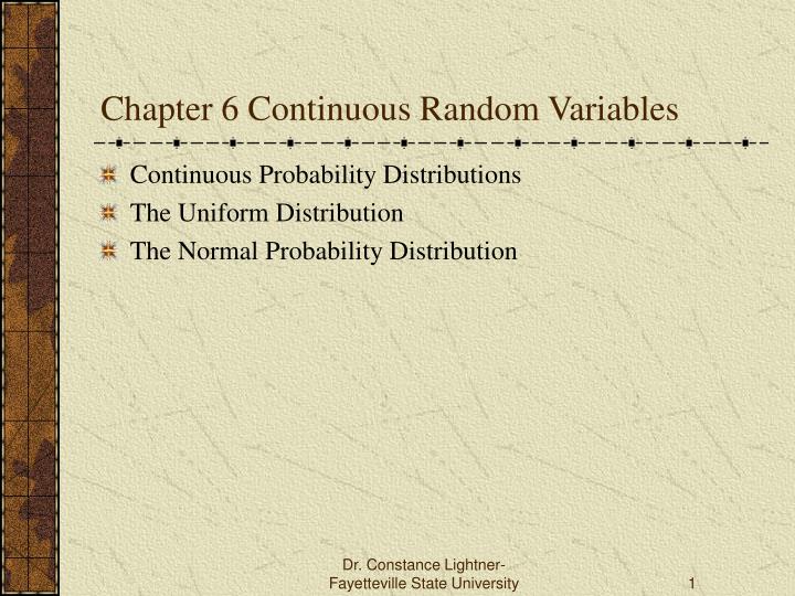 chapter 6 continuous random variables n.