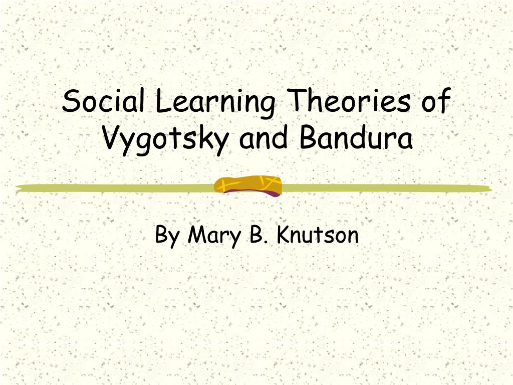 vygotsky theory slideshare