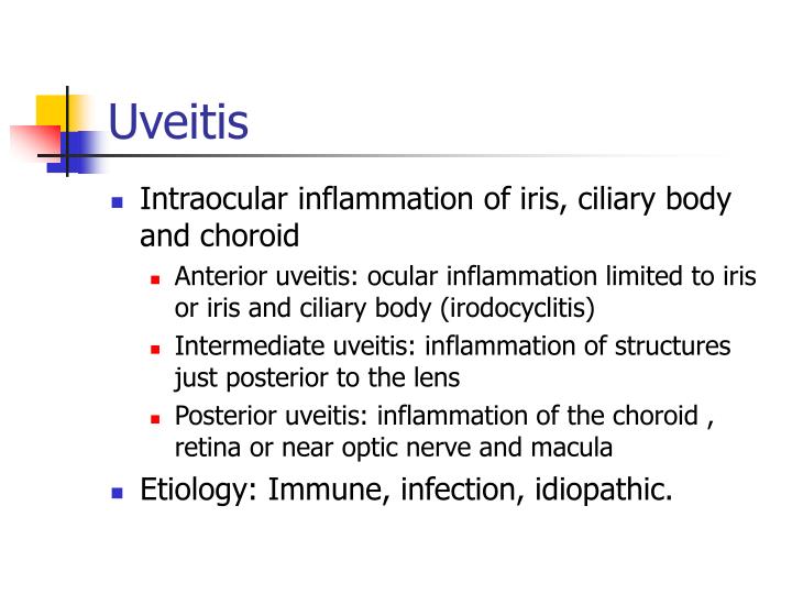 PPT The Differential Diagnosis of The Red Eye PowerPoint Presentation