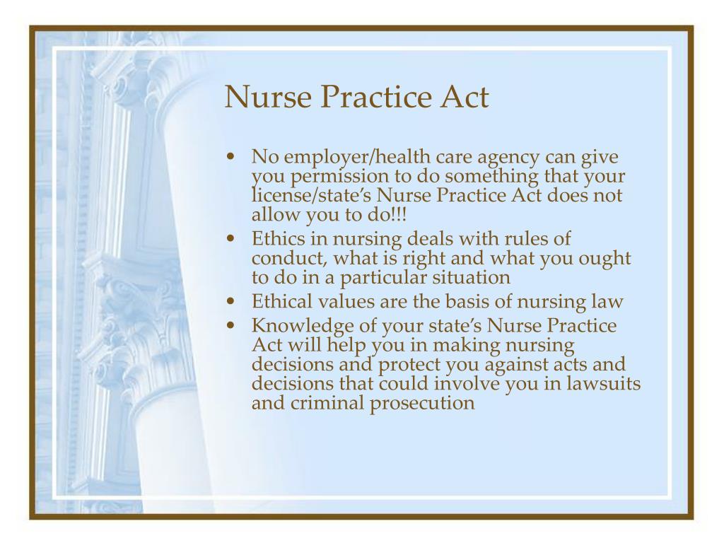 nursing act 1991 refusing assignment