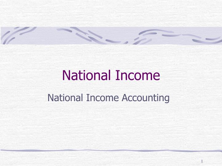 national income n.