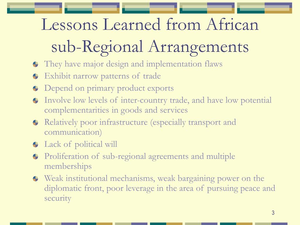 PPT - African Regional Integration: Issues And Challenges PowerPoint ...