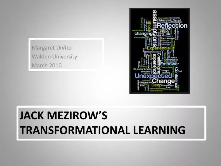 jack mezirow s transformational learning n.