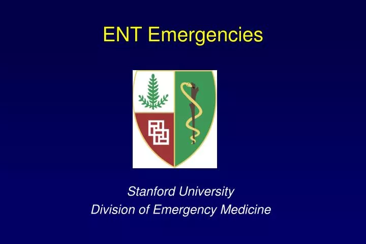 ent emergencies n.