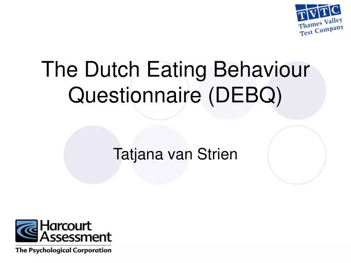 the dutch eating behaviour questionnaire debq n.