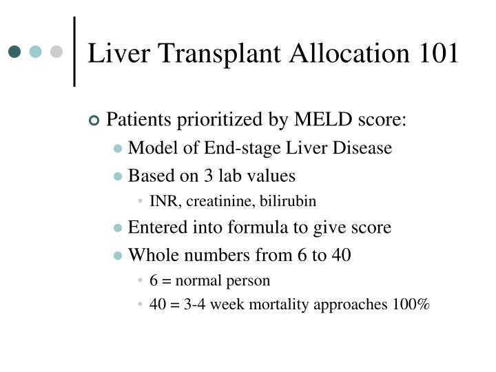 meld liver transplant