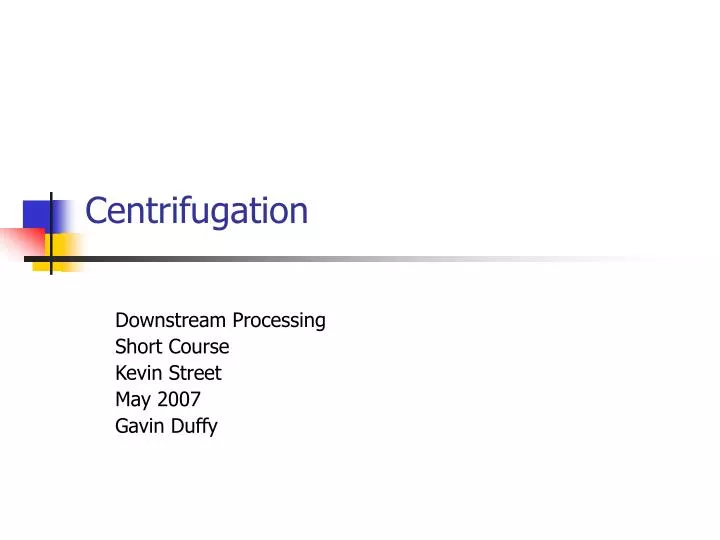centrifugation n.