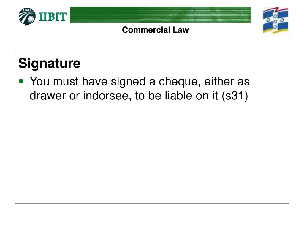 Ppt Negotiable Instruments Mann Essentials Of Business Law Pp