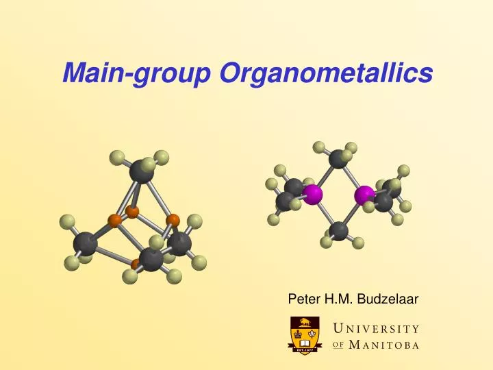 main group organometallics n.