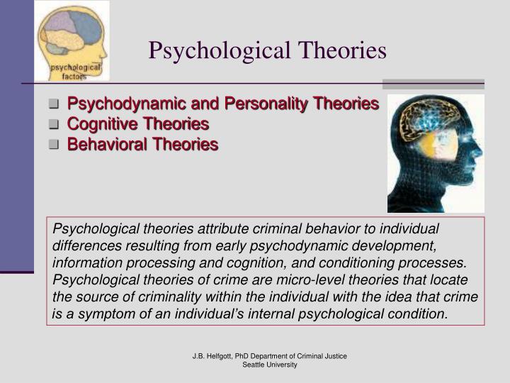 what is the relationship between psychology and criminal behavior