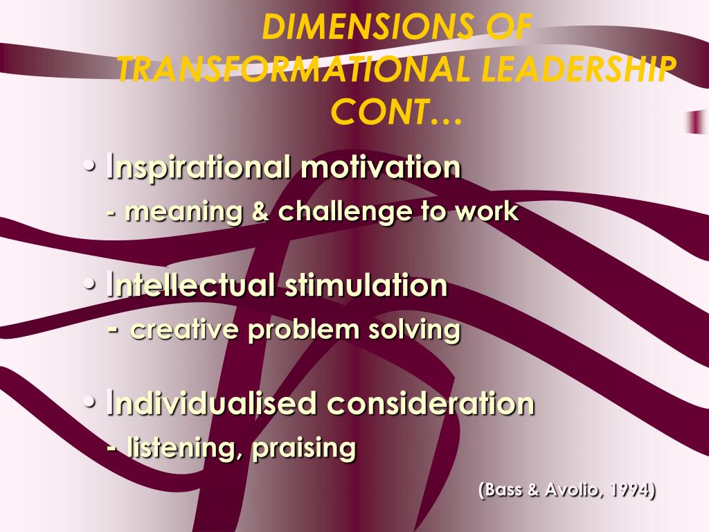 transformational leadership powerpoint presentation