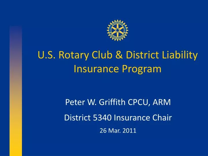 u s rotary club district liability insurance program n.
