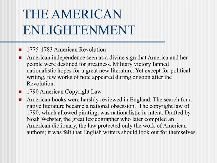 the age of enlightenment french american The age of enlightenment was an this movement provided a framework for the american and french though others term the previous era the age of. the age of enlightenment french american The age of enlightenment was an this movement provided a framework for the american and french though others term the previous era the age of.