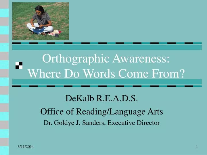 PPT Orthographic Awareness Where Do Words Come From? PowerPoint