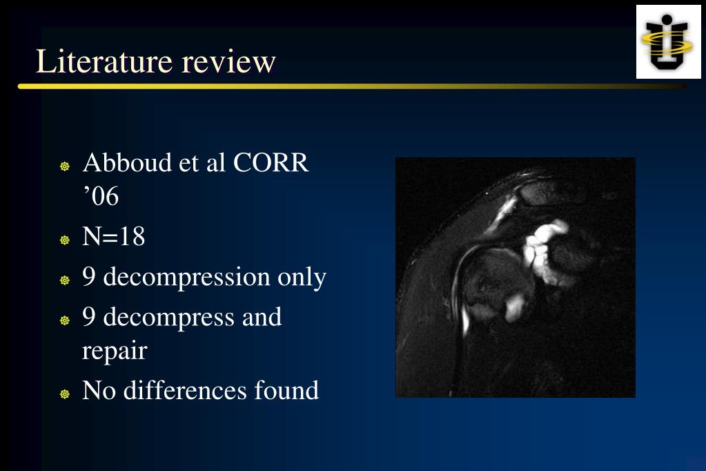 Ppt Paralabral Cyst Decompression Set Up And Technique Powerpoint