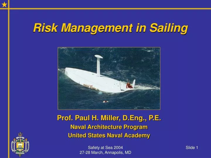 PPT - Risk Management in Sailing PowerPoint Presentation, free download