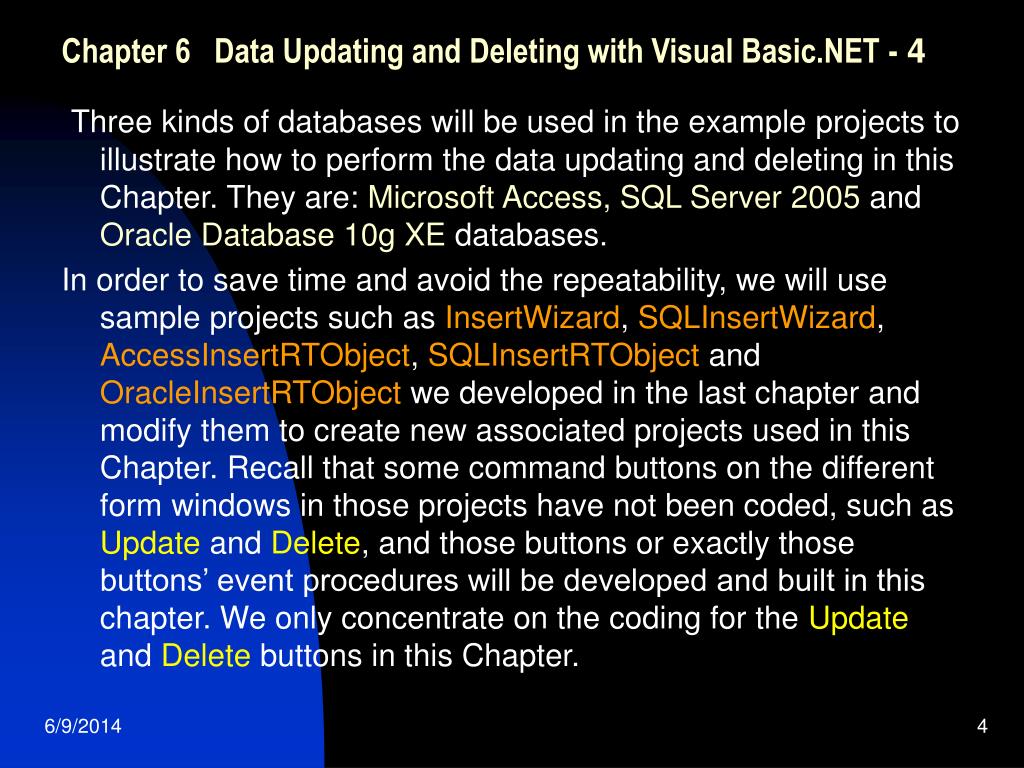 vb net tableadapter update method in access vb net tableadapter update method in access