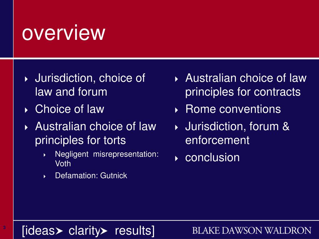 PPT - Jurisdiction, choice of law, choice of forum and the internet A n  insoluble conundrum? PowerPoint Presentation - ID:244754