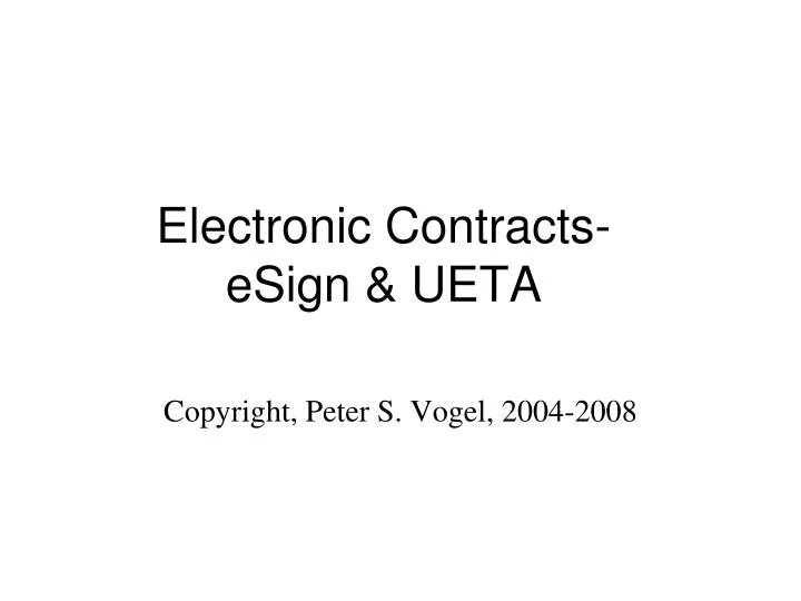 electronic contracts esign ueta n.