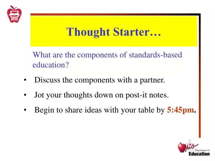 PPT Thought Starter… PowerPoint Presentation, free download ID245424