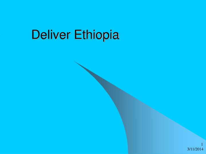 deliver ethiopia n.