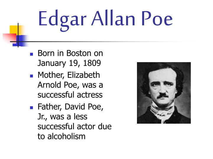 PPT Edgar Allan Poe PowerPoint Presentation ID245587