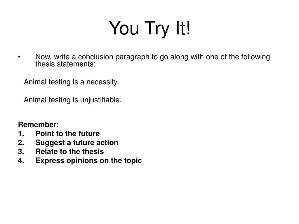 PPT - How to Write a Concluding Paragraph PowerPoint Presentation, free  download - ID:245978