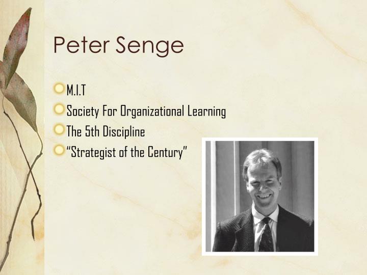 Senge. william edwards deming is some one senge holds in high esteem ... Senge fra my home skibsbriks