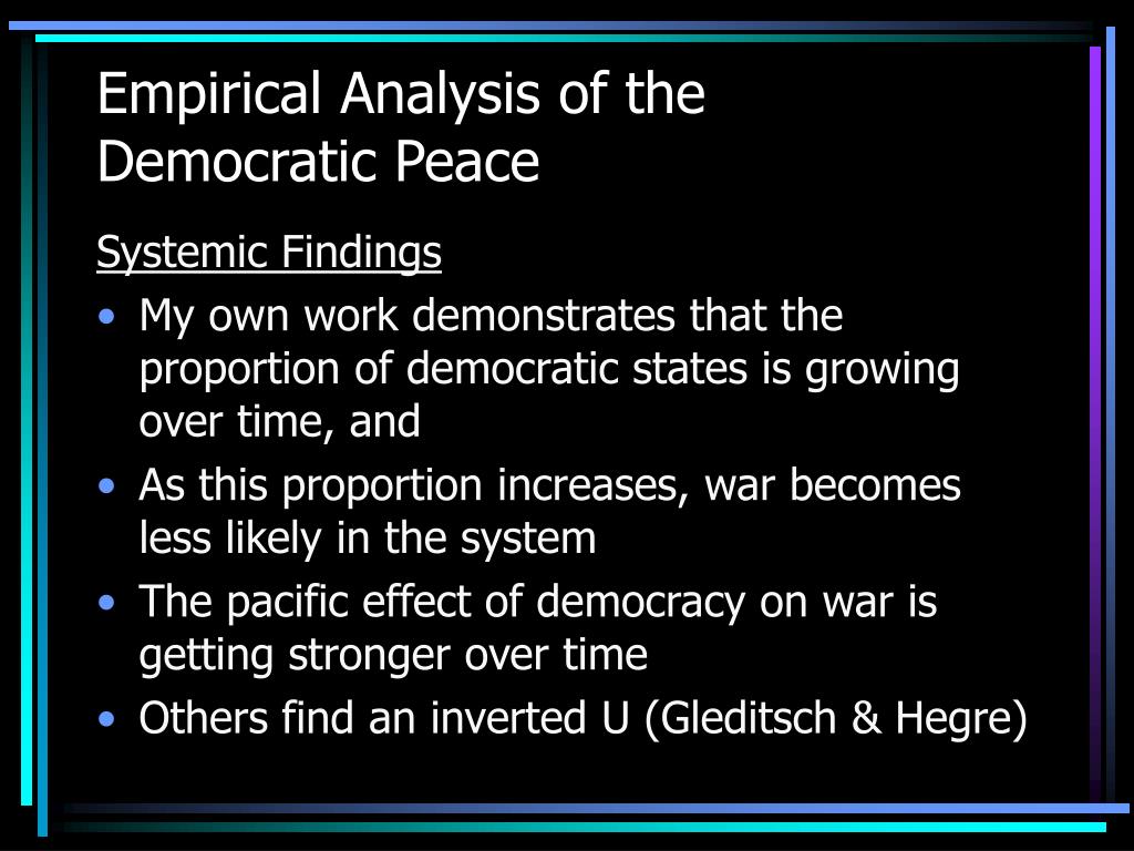 democratic peace theory critique