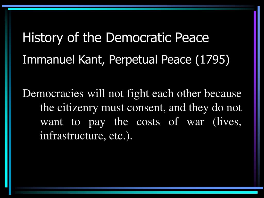 PPT - Democratic Peace Theory PowerPoint Presentation, free download -  ID:246120