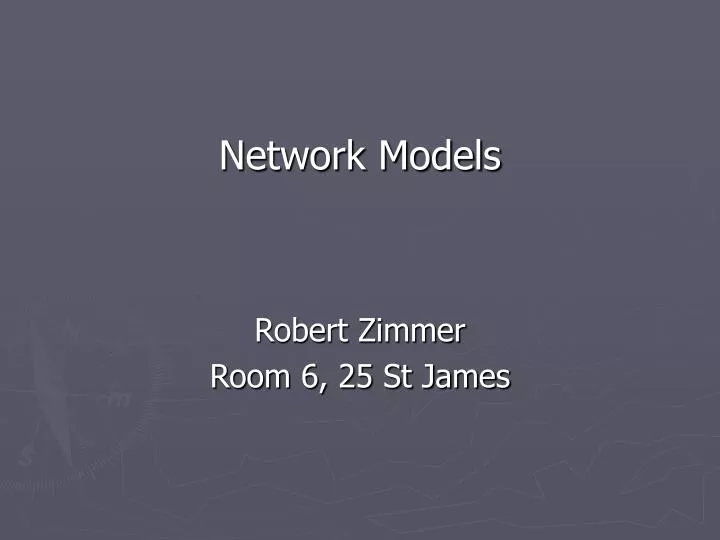network models n.