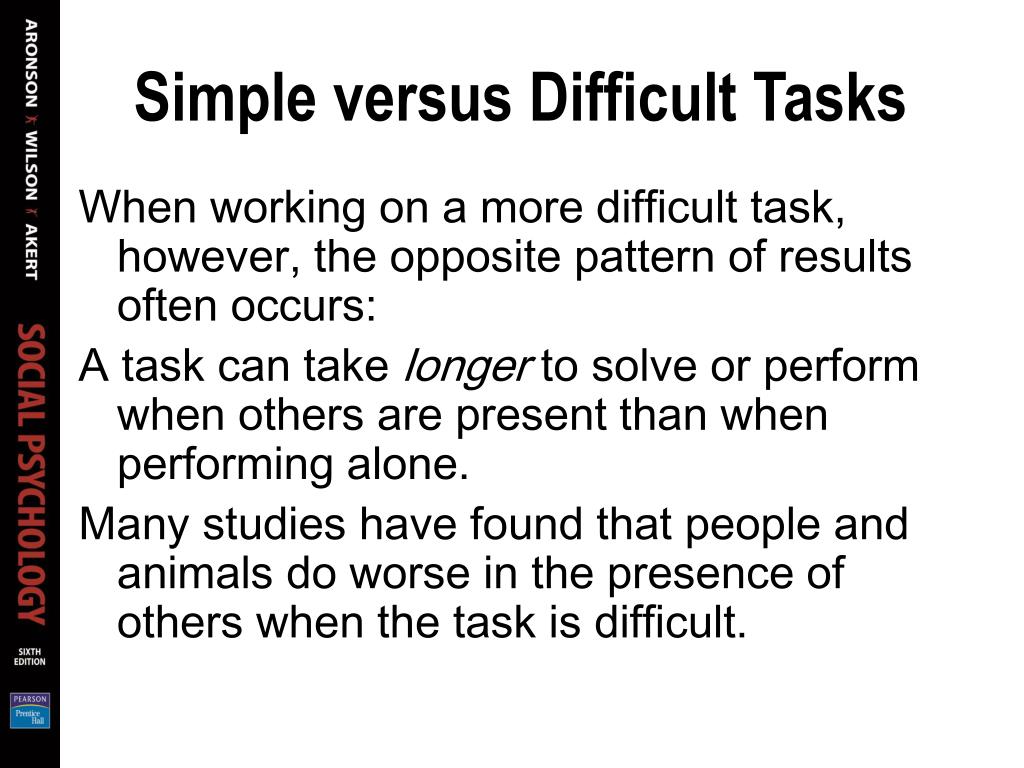 what is the meaning of difficult task