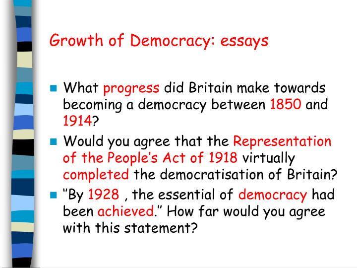 how democratic britian was by the 1928 essay how democratic britian was by the 1928 essay