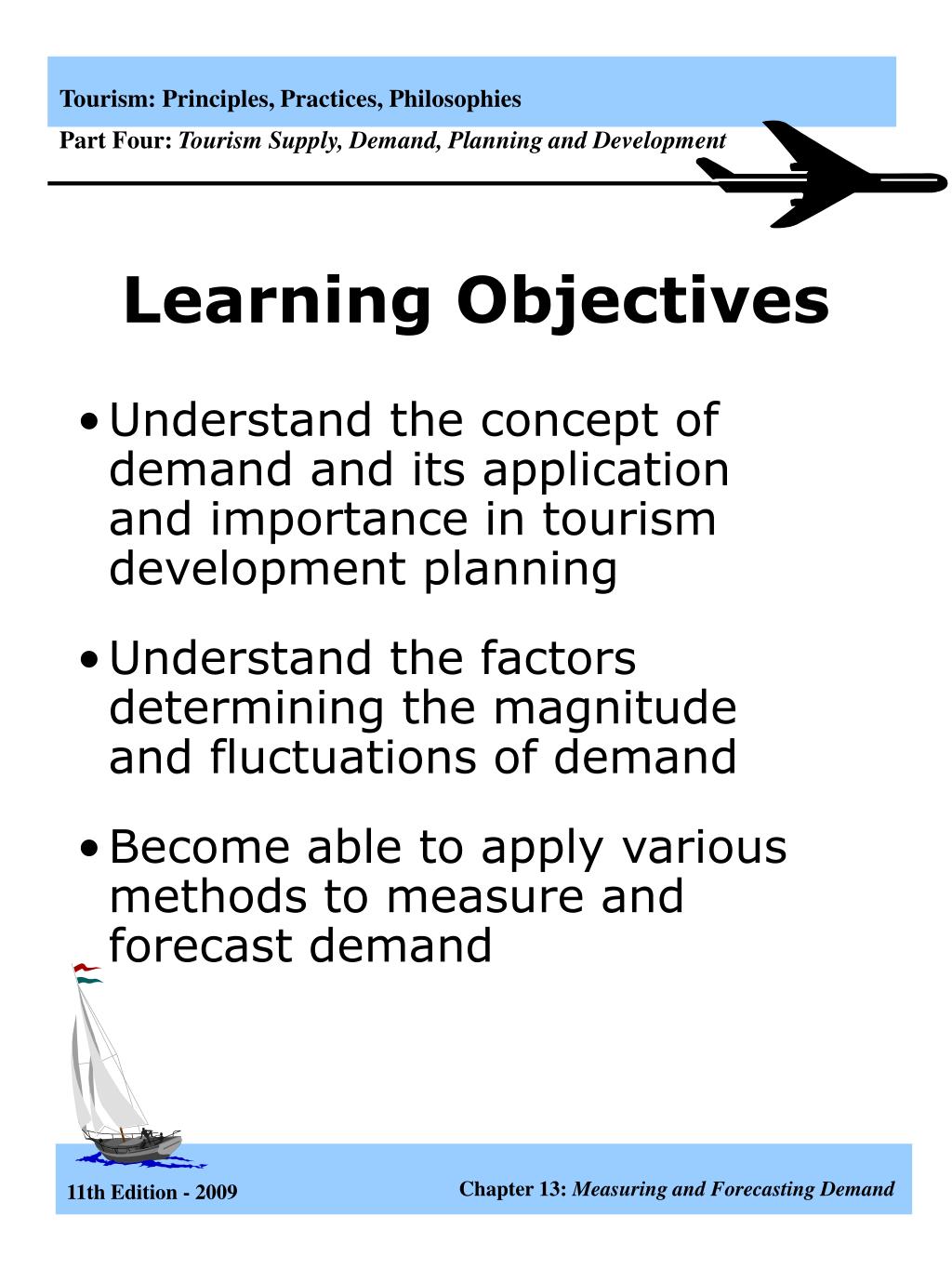 learning objectives examples for conference presentations