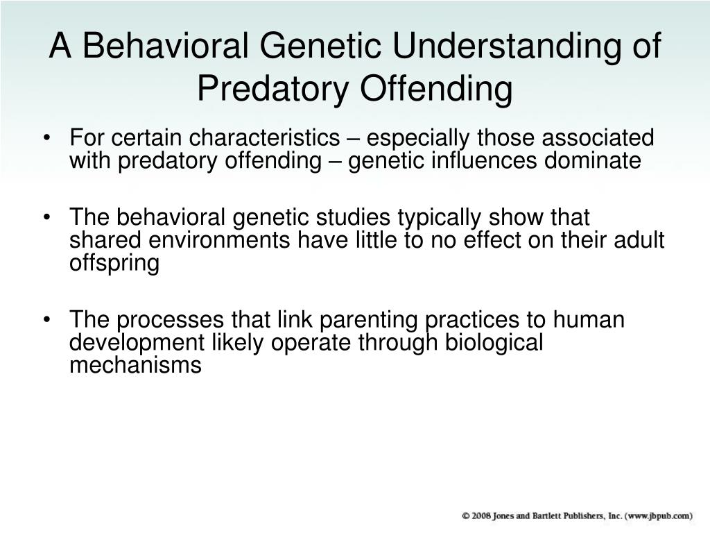 current research in psychology and behavioral science predatory
