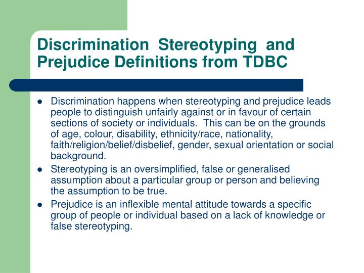 prejudice and stereotyping in society Stereotypes and prejudice people often meet in image long before they meet in person the newsman walter lippman spoke of stereotypes as the “pictures in our heads. prejudice and stereotyping in society Stereotypes and prejudice people often meet in image long before they meet in person the newsman walter lippman spoke of stereotypes as the “pictures in our heads.