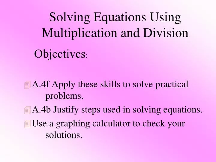 solving-the-equation-multiplication-and-division
