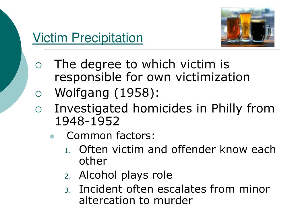 what is victim facilitation