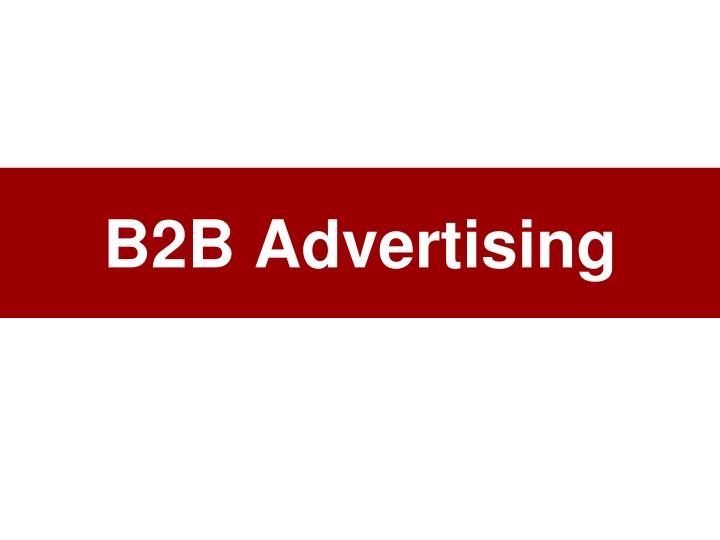 b2b advertising n.